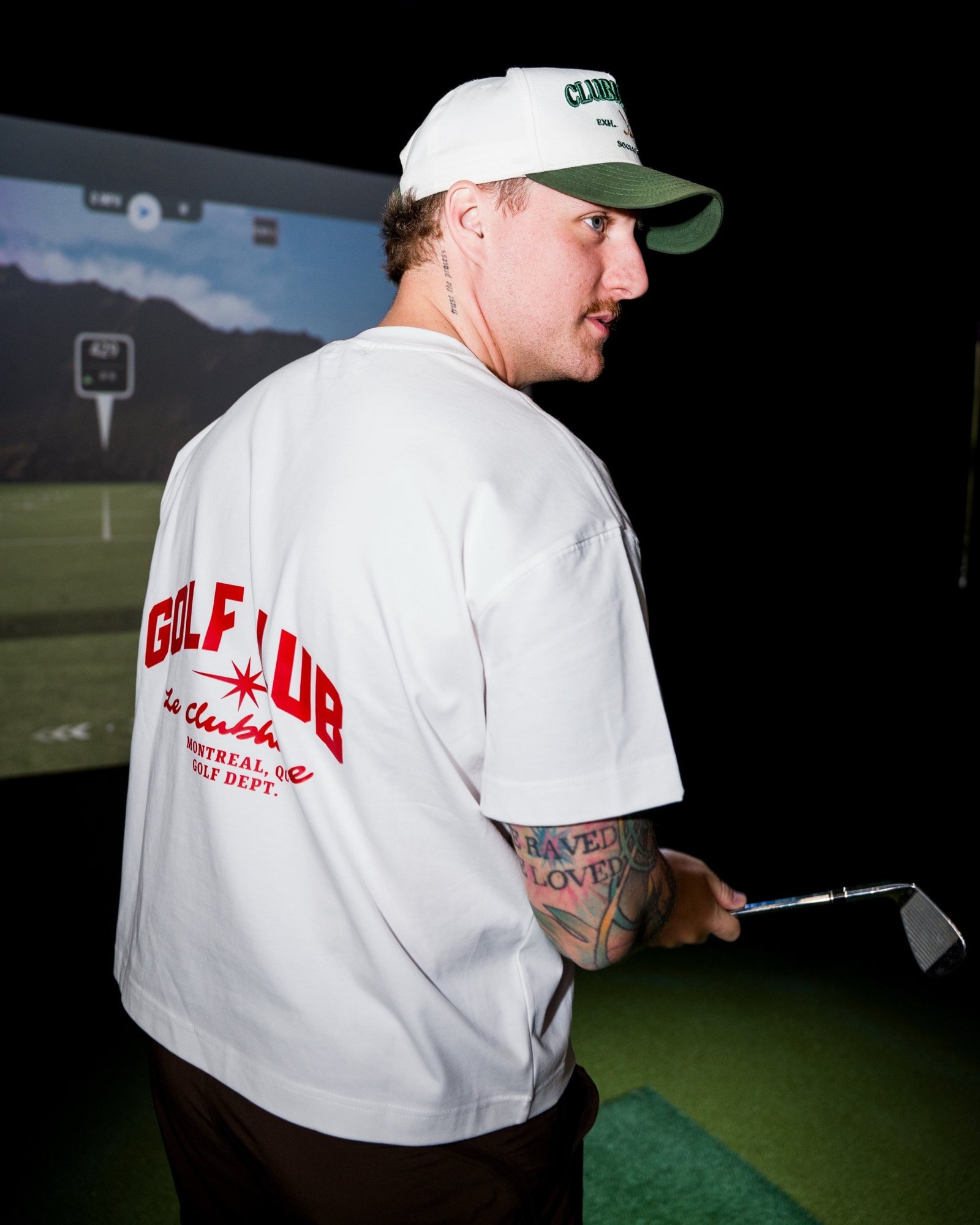 Charley Wion, fondateur du Clubhouse, au simulateur